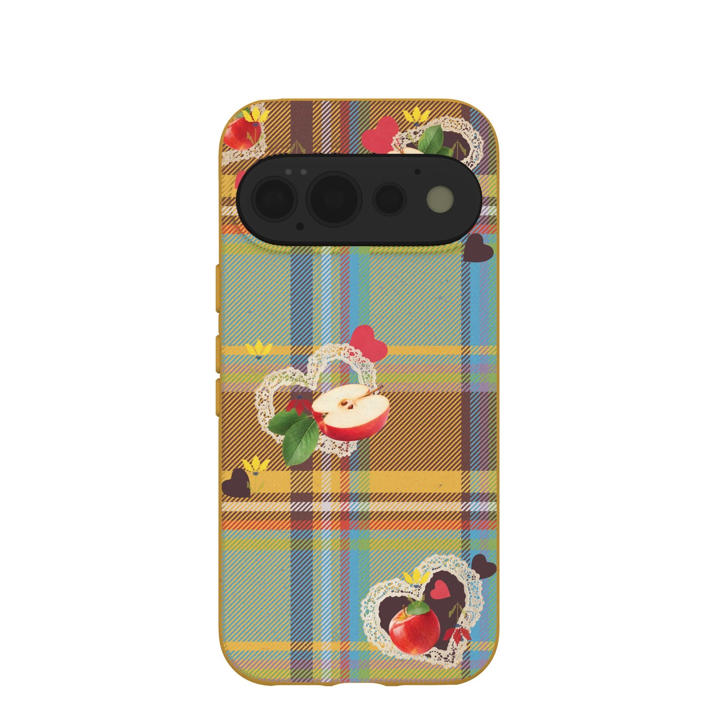 Honey Apple Plaid Google Pixel 11 Pro Case