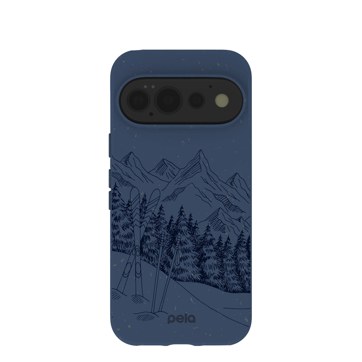 Navy Blue Backcountry Ski Google Pixel 11 Pro Case