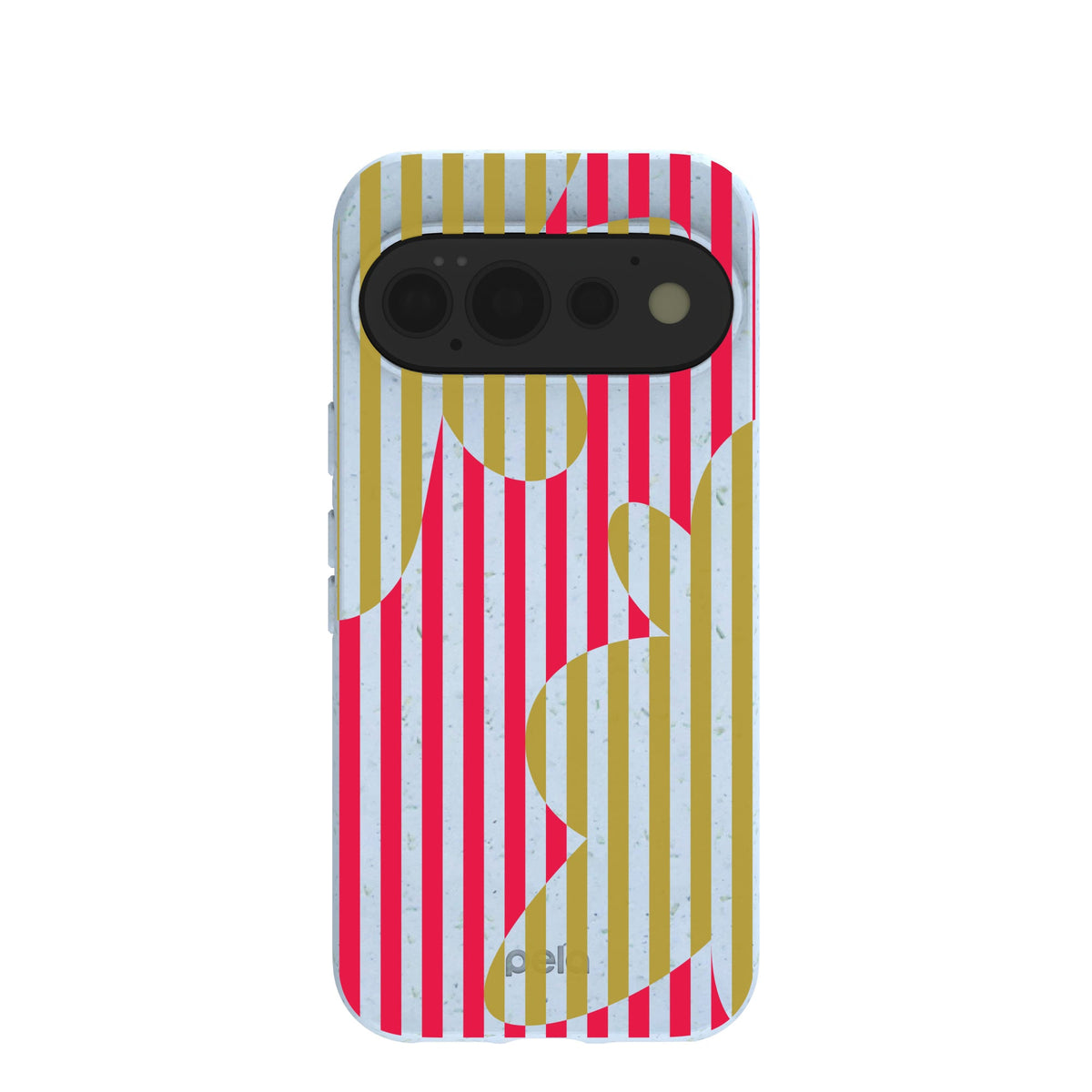 Powder Blue Blooming Stripes Google Pixel 11 Pro Case