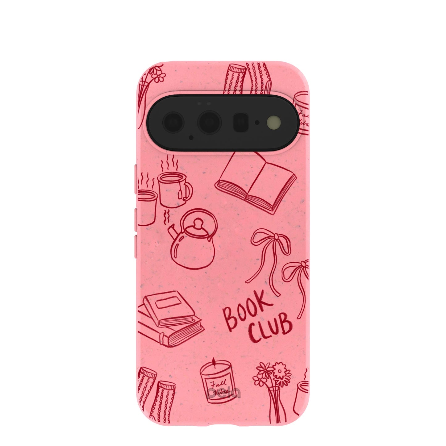 Bubblegum Pink Book Club Google Pixel 11 Case