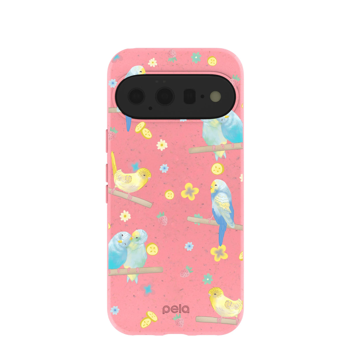 Bubblegum Pink Budgie Daydream Google Pixel 11 Case