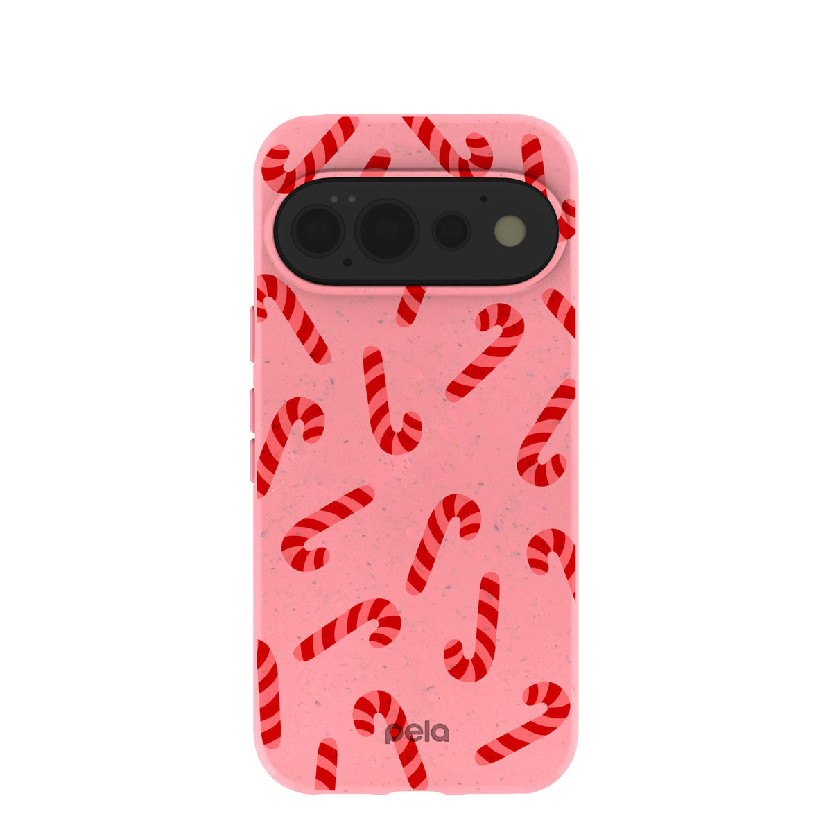 Bubblegum Pink Candy Cane Chaos Google Pixel 11 Pro Case