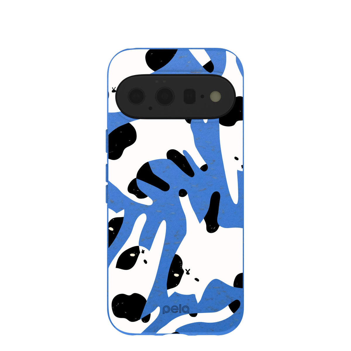 Electric Blue Cat Cow Google Pixel 11 Case