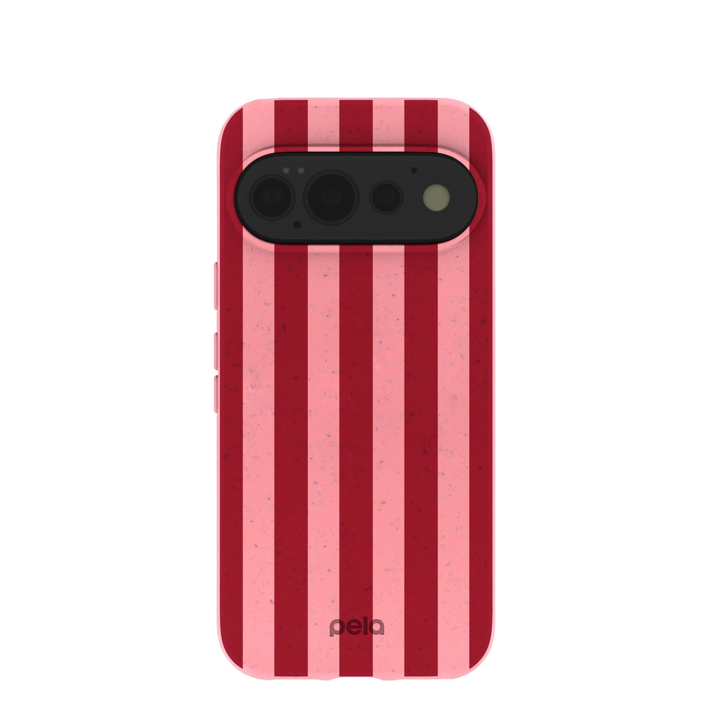 Bubblegum Pink Cherry Stripes Google Pixel 11 Pro Case
