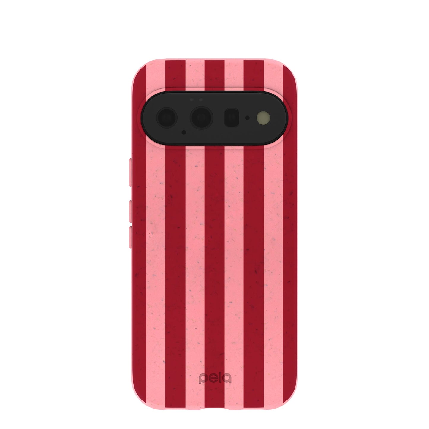 Bubblegum Pink Cherry Stripes Google Pixel 11 Case