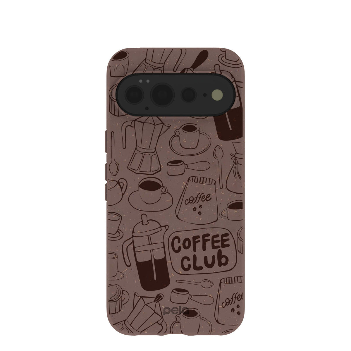 Chocolate Brown Coffee Club Google Pixel 11 Pro XL Case