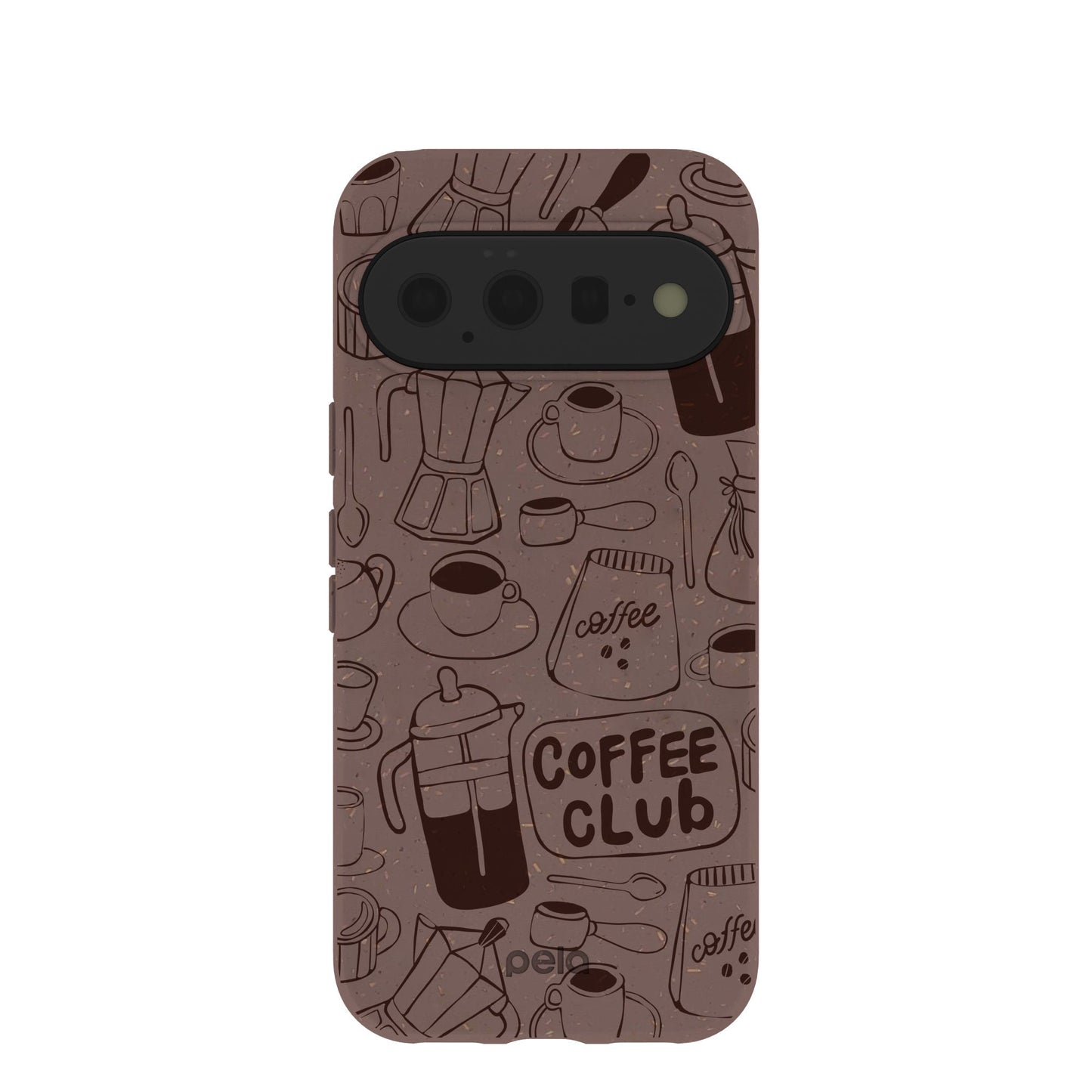Chocolate Brown Coffee Club Google Pixel 11 Case