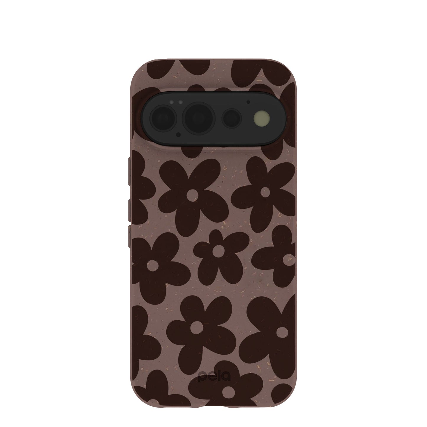Chocolate Brown Earthy Blooms Google Pixel 11 Pro Case