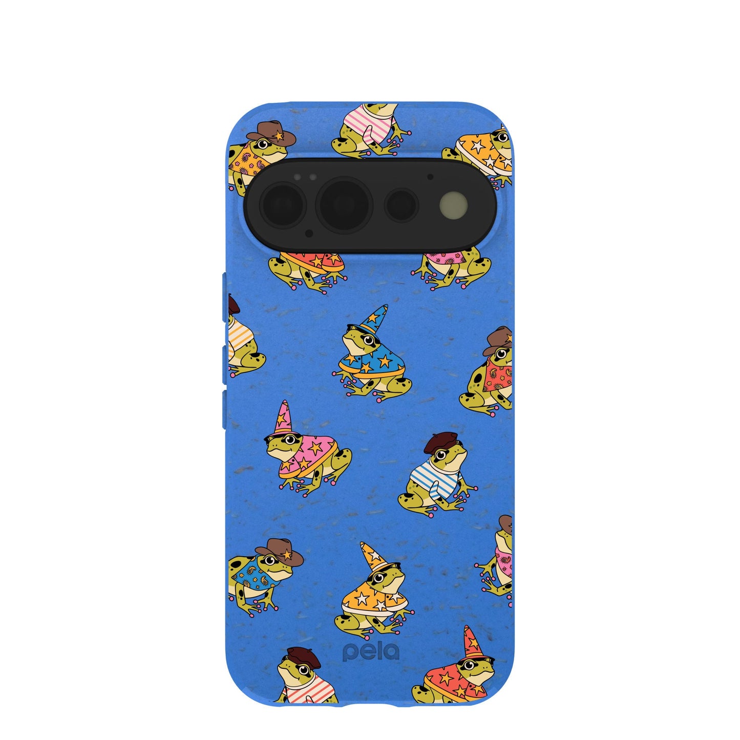 Electric Blue Fancy Frogs Google Pixel 11 Pro Case
