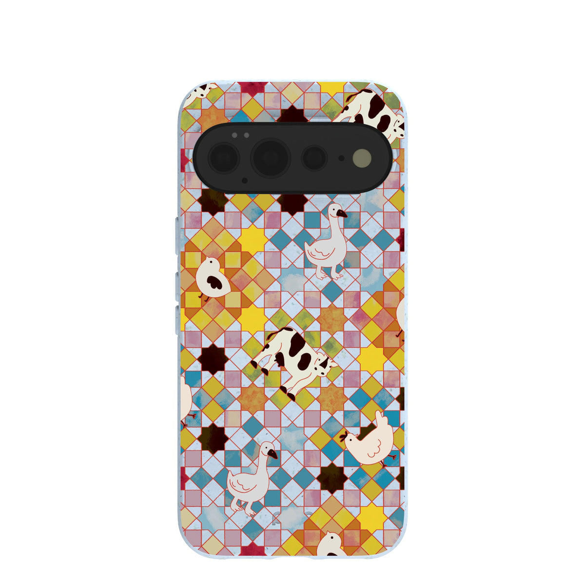 Powder Blue Farmers Mosaic Google Pixel 11 Pro XL Case