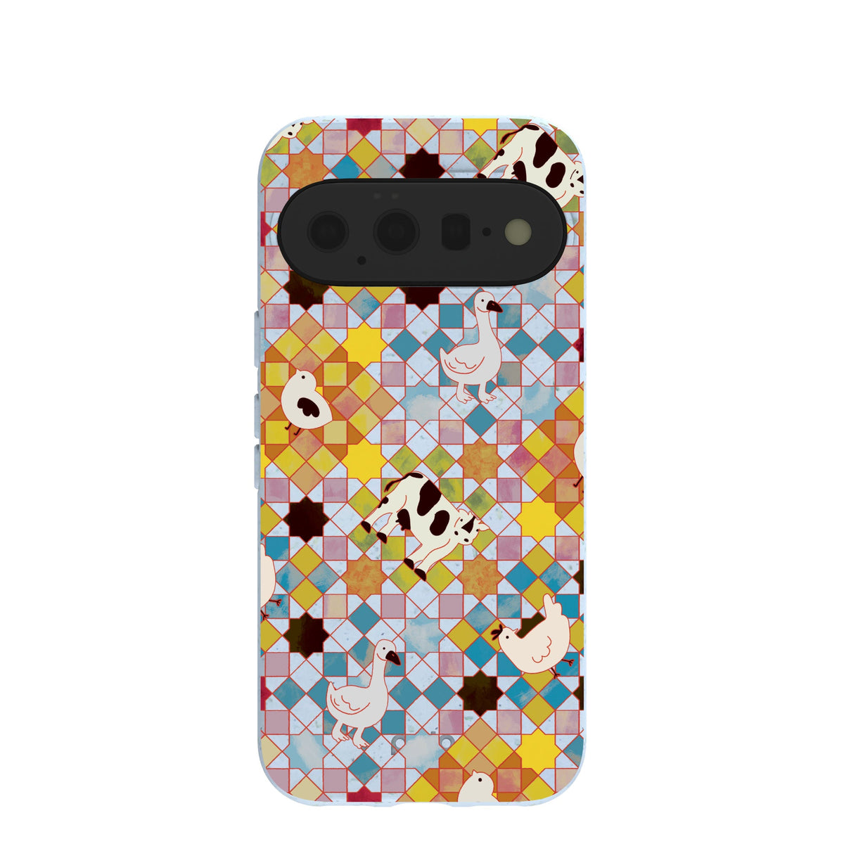 Powder Blue Farmers Mosaic Google Pixel 11 Case