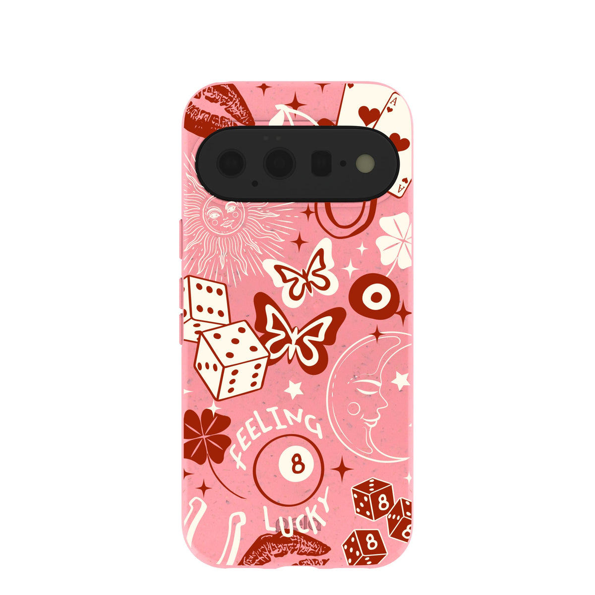 Bubblegum Pink Feeling Lucky Google Pixel 11 Case