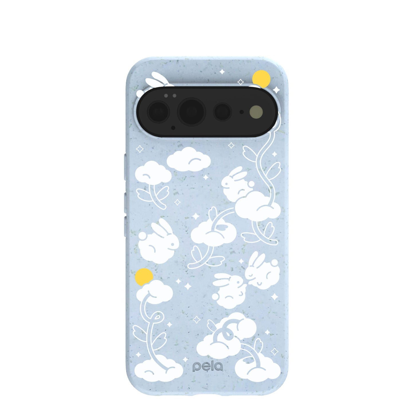 Powder Blue Fluffy Flower Google Pixel 11 Pro XL Case