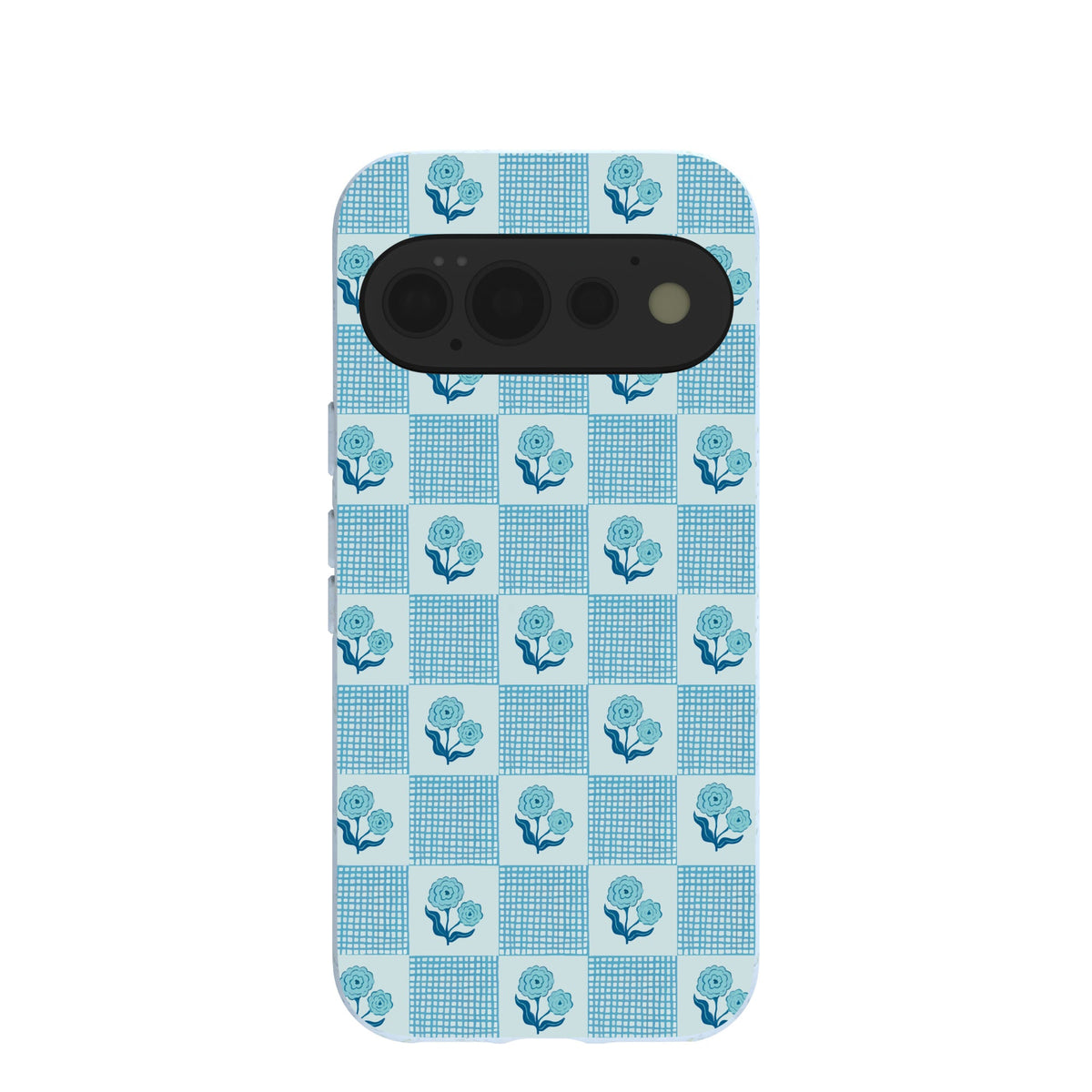 Powder Blue Garden Grid Google Pixel 11 Pro Case