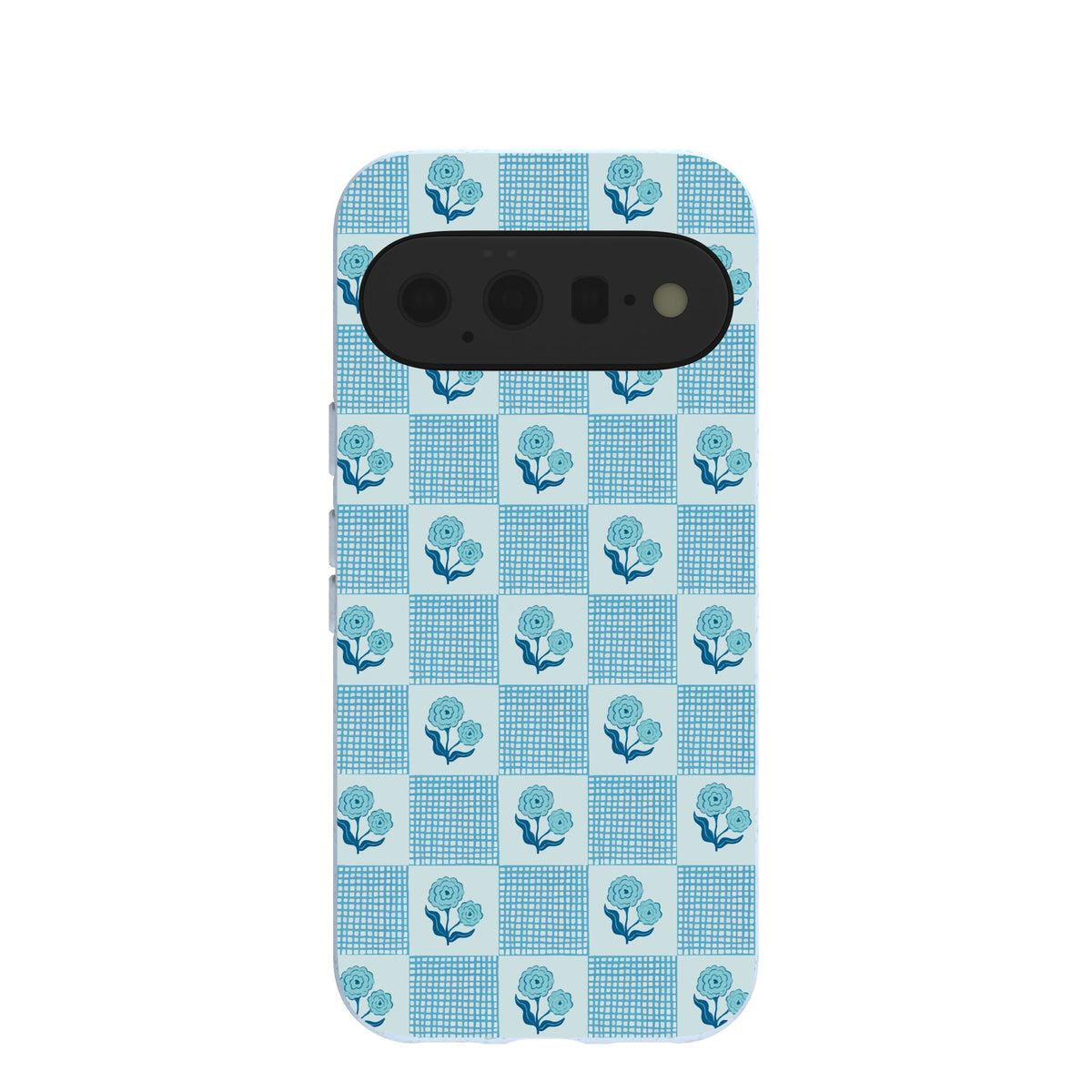 Powder Blue Garden Grid Google Pixel 11 Case