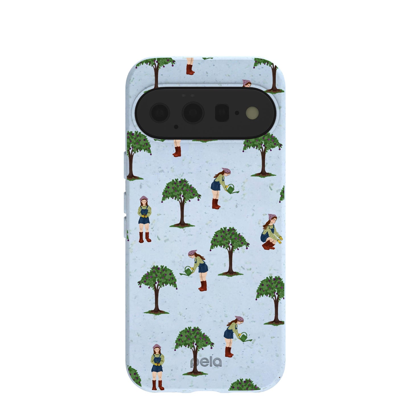Powder Blue Gardening Girl Google Pixel 11 Case
