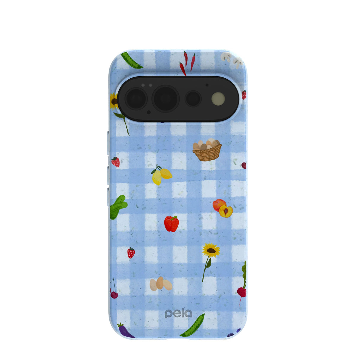 Powder Blue Gingham Farmhouse Google Pixel 11 Pro Case