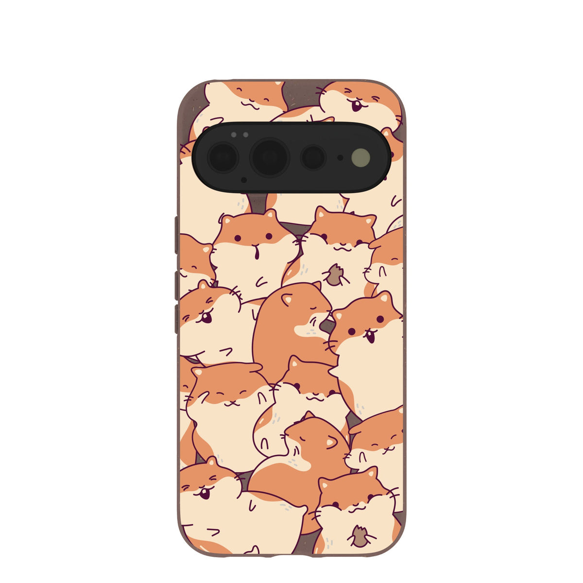 Chocolate Brown Happy Hamsters Google Pixel 11 Pro XL Case