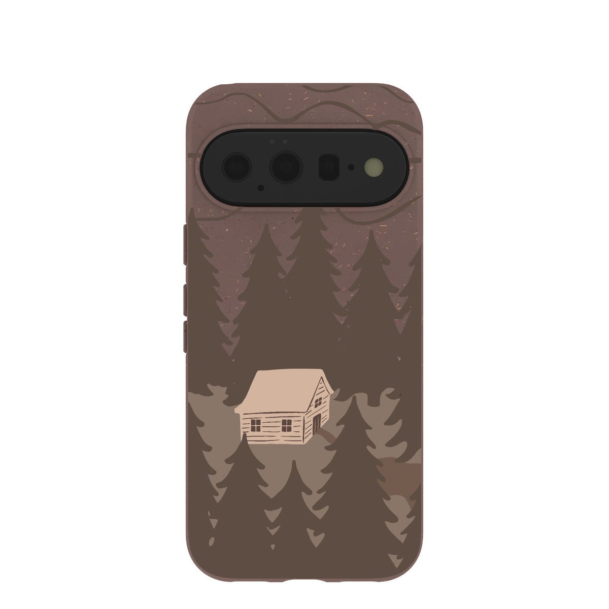Chocolate Brown Hidden Cabin Google Pixel 11 Case