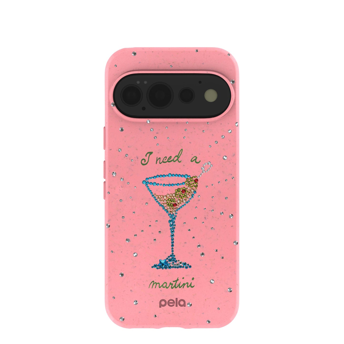 Bubblegum Pink I Need A Martini Google Pixel 11 Pro Case
