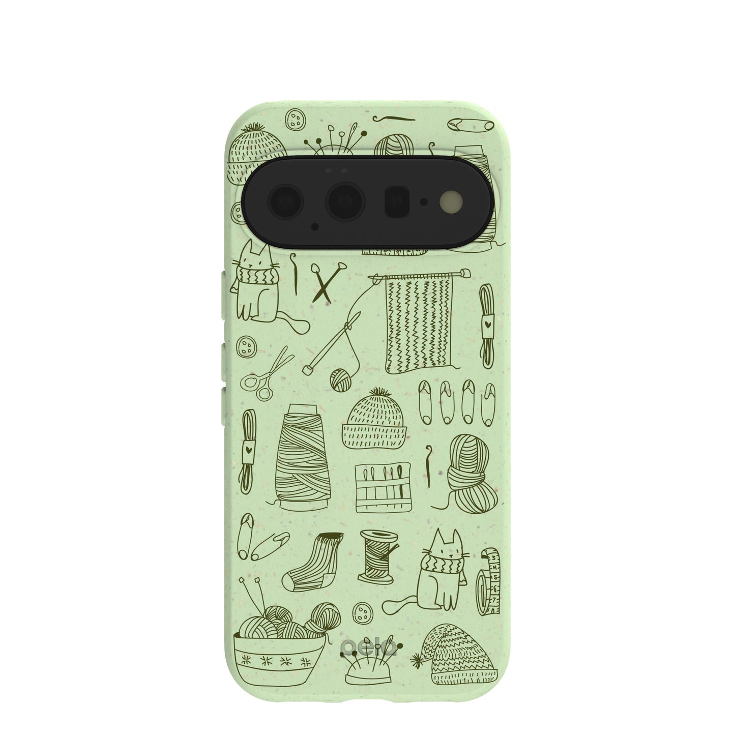Sage Green Knit Nook Google Pixel 11 Case