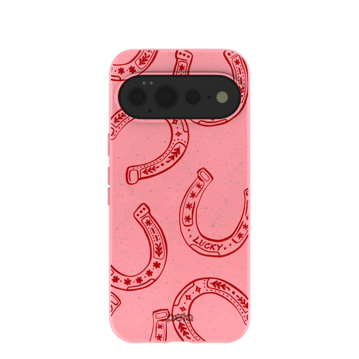 Bubblegum Pink Lucky Horseshoe Google Pixel 11 Pro XL Case