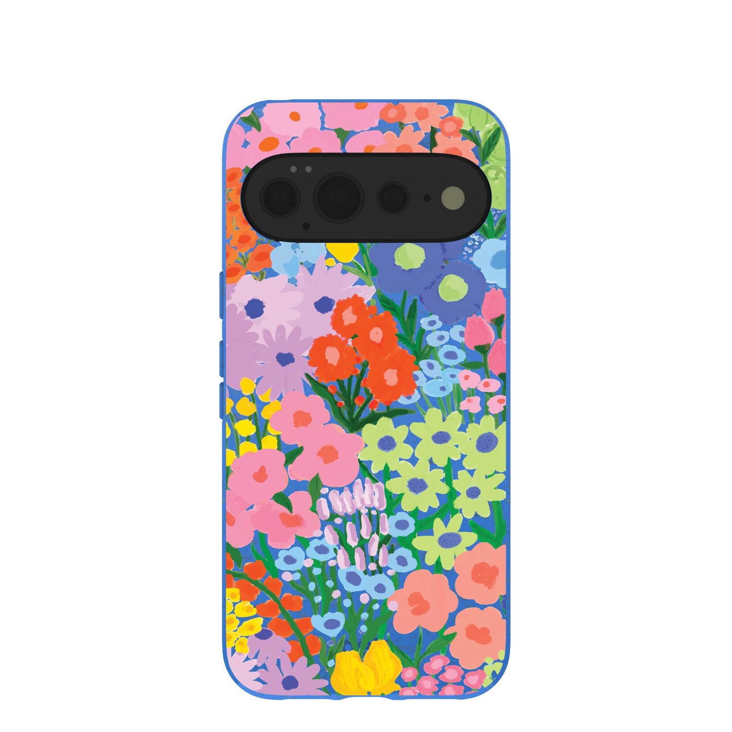 Electric Blue Painted Garden Google Pixel 11 Pro XL Case