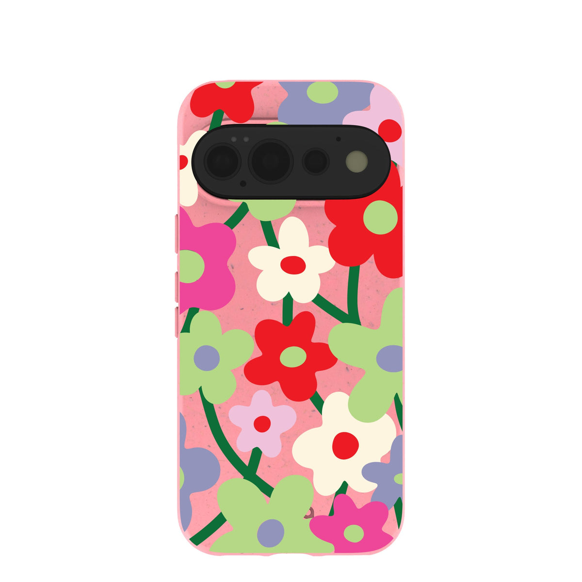 Bubblegum Pink Poppy Flora Google Pixel 11 Pro Case