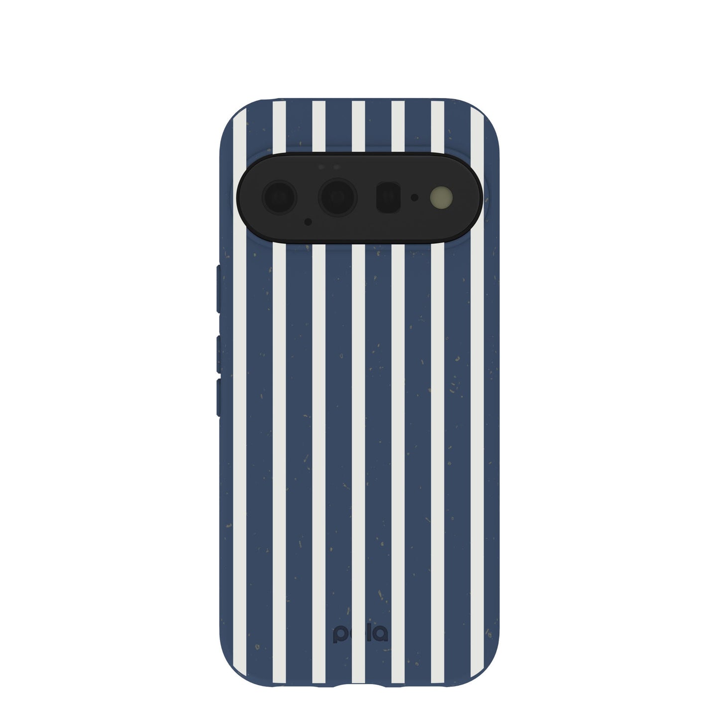 Navy Blue Sailor Stripes Vertical Google Pixel 11 Case