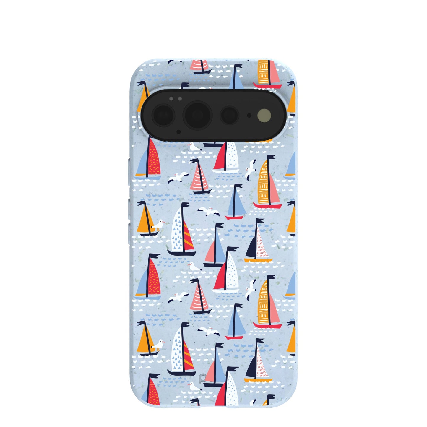 Powder Blue Sails and Seagulls Google Pixel 11 Pro XL Case