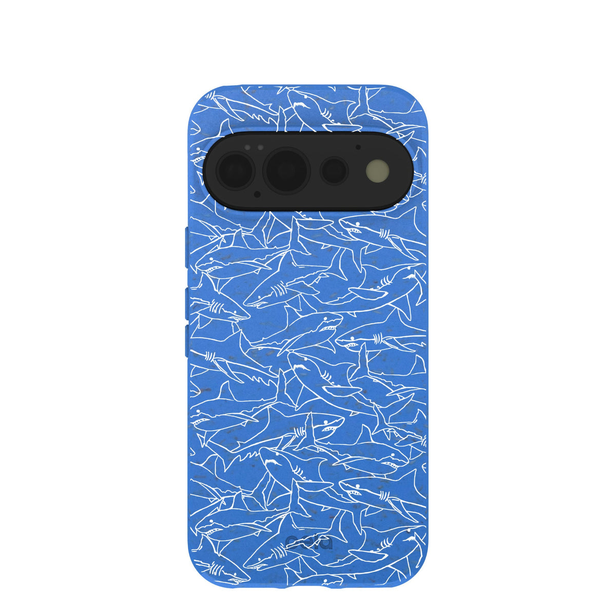 Electric Blue Shark Frenzy Google Pixel 11 Pro Case