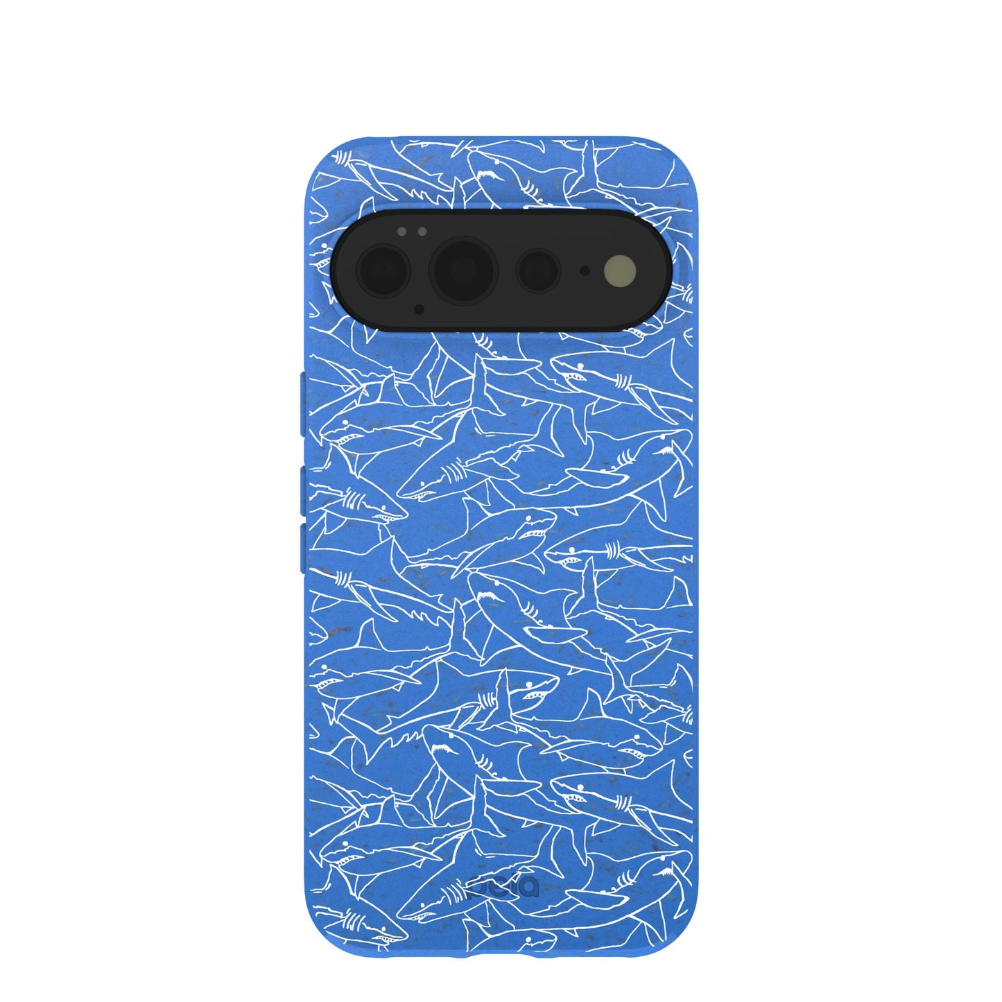 Electric Blue Shark Frenzy Google Pixel 11 Pro XL Case