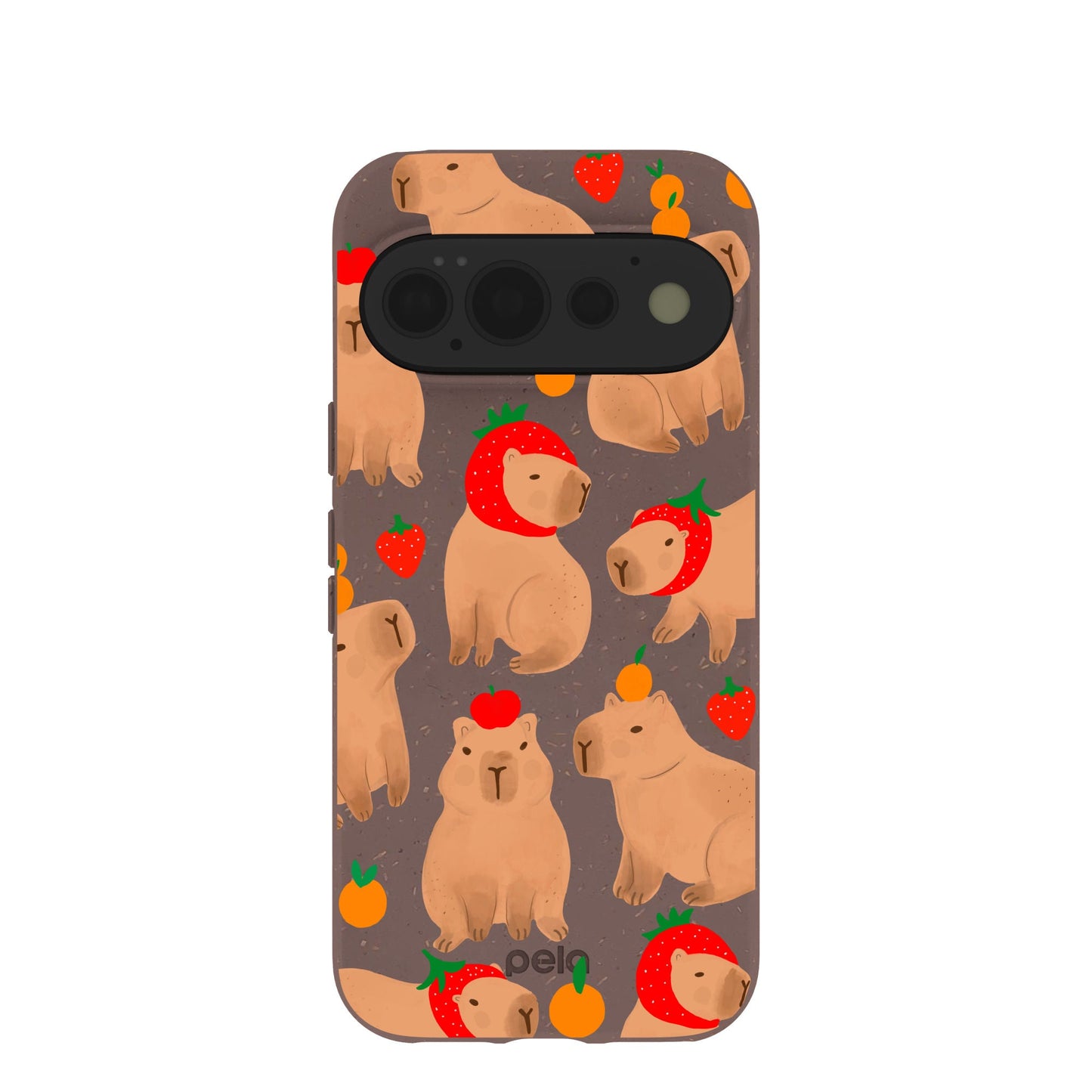 Chocolate Brown Sweet Capybaras Google Pixel 11 Pro Case