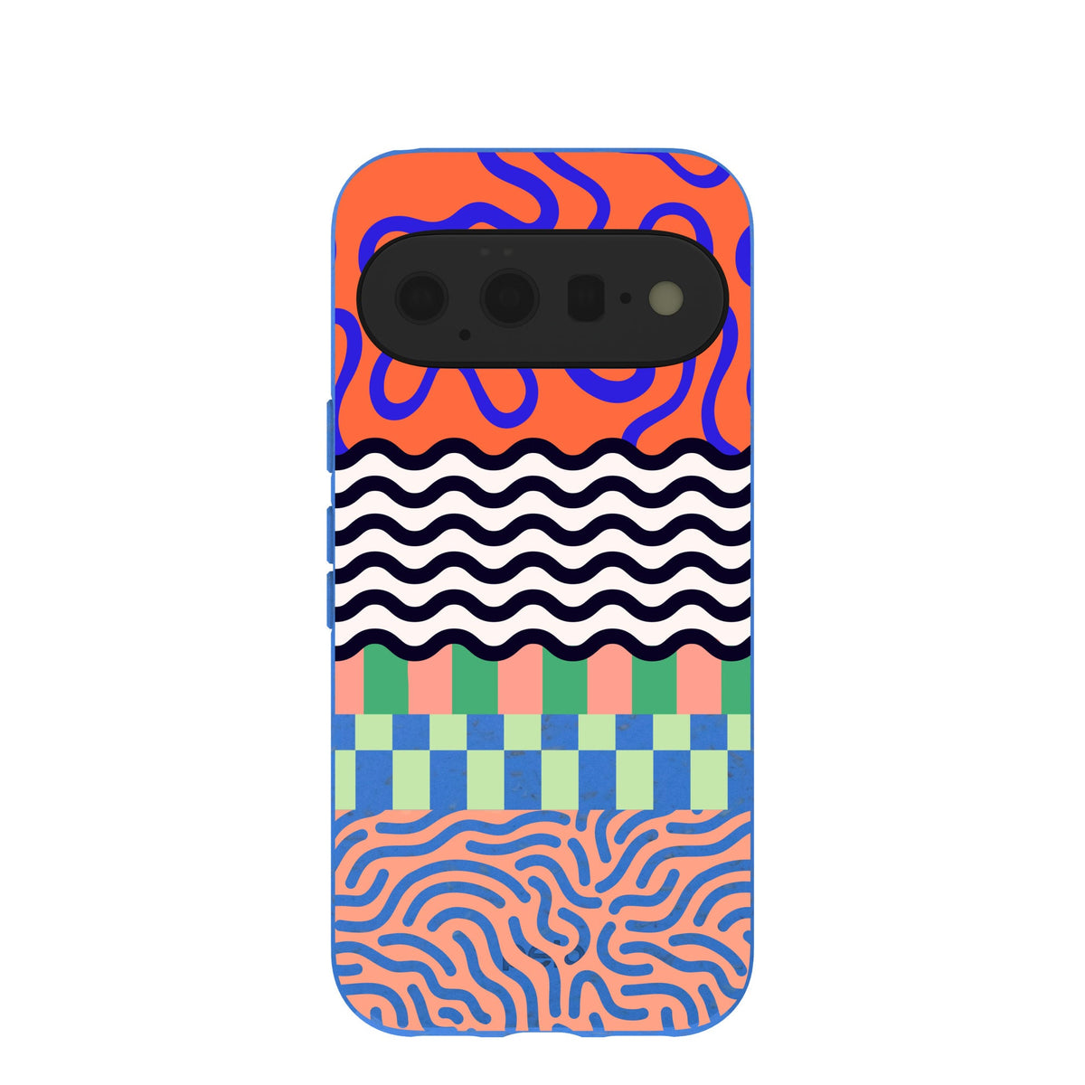 Electric Blue Tangerine Mix Google Pixel 11 Case