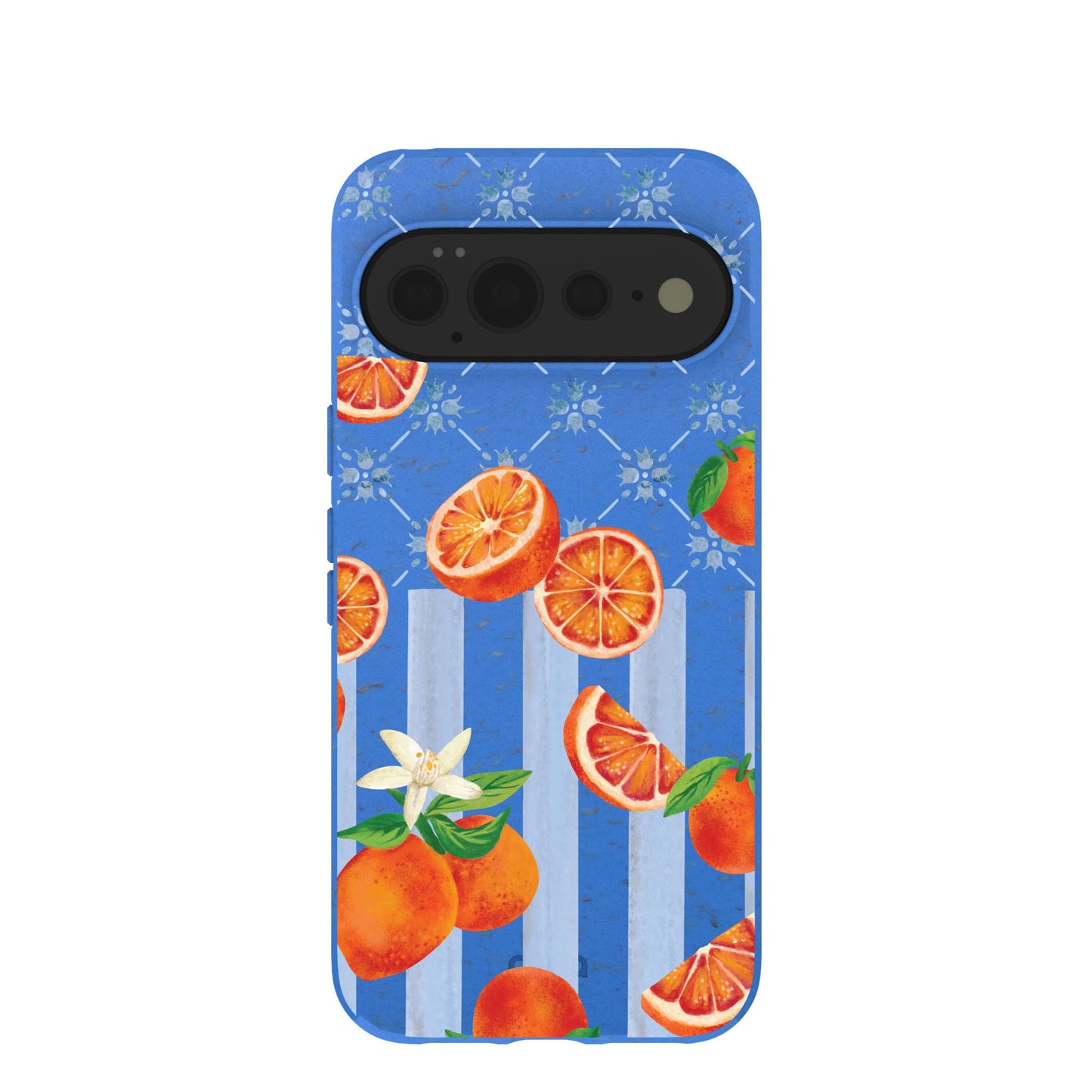 Electric Blue Tarocco Orange Tile Google Pixel 11 Pro XL Case