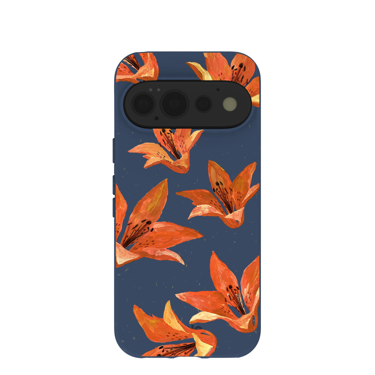 Navy Blue Tiger Lily Google Pixel 11 Pro Case