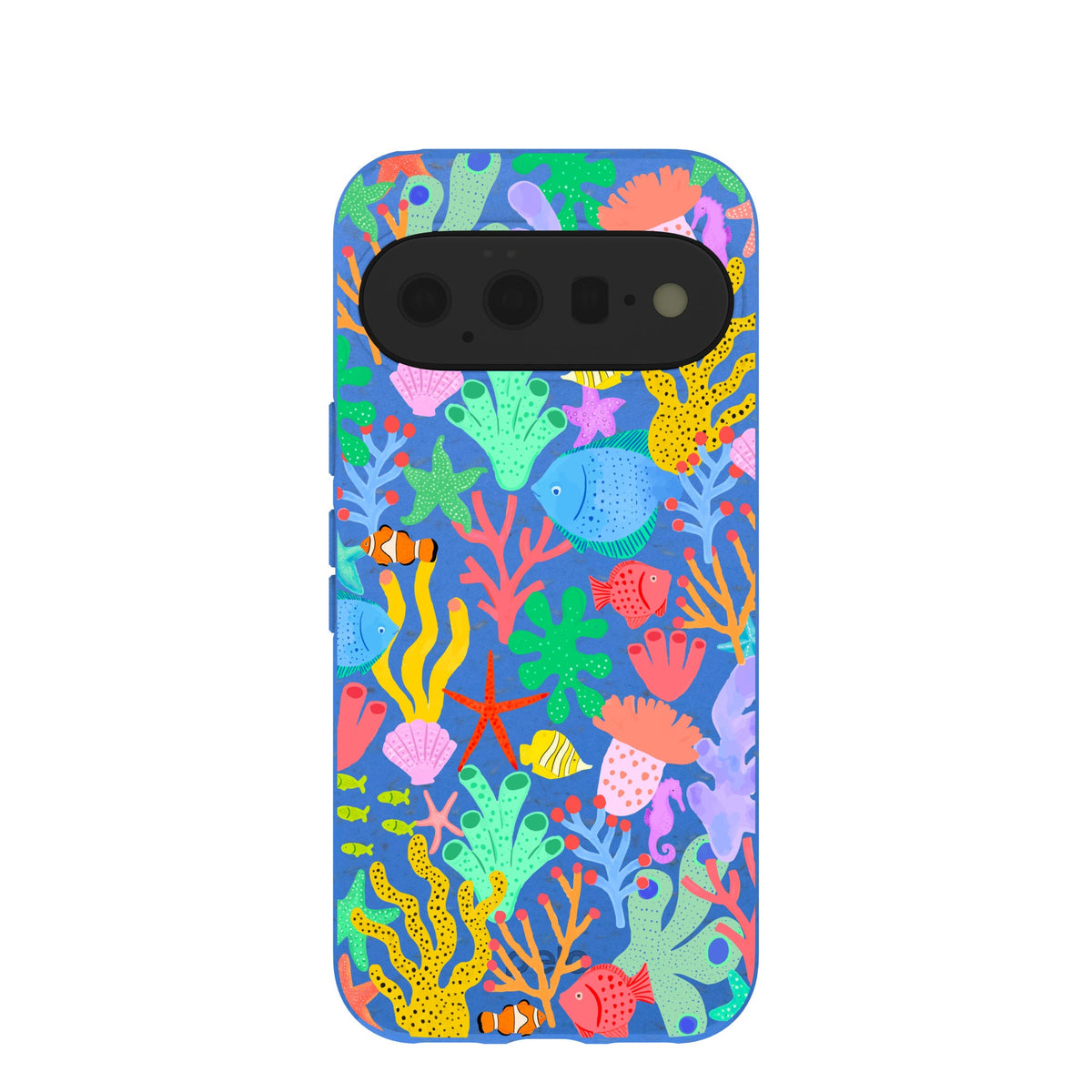 Electric Blue Underwater Blooms Google Pixel 11 Case
