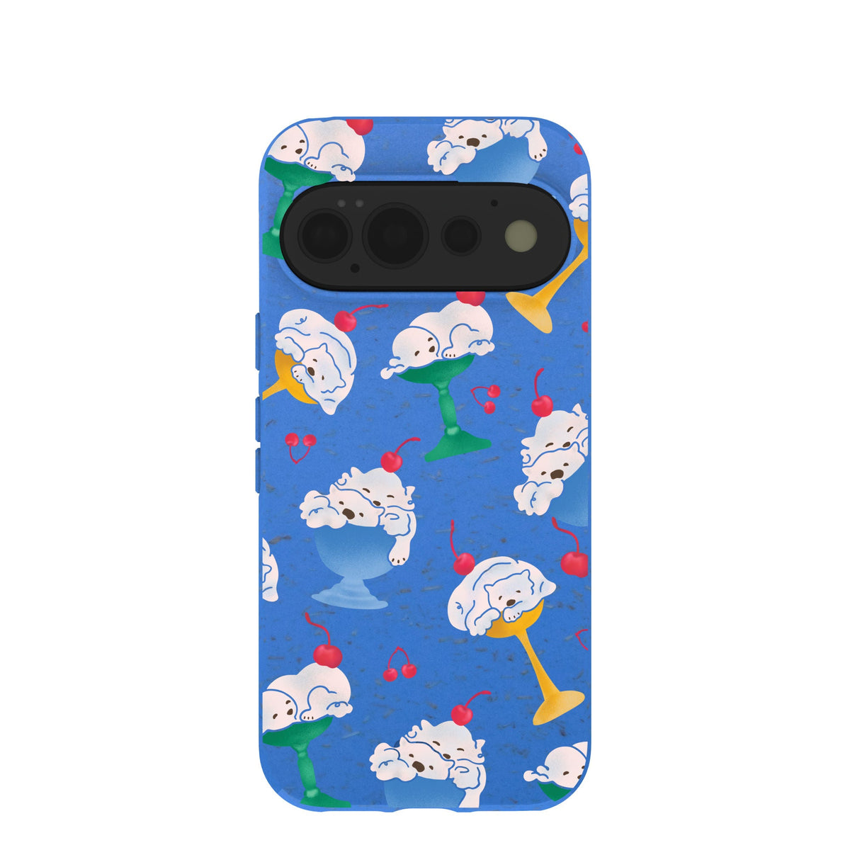 Electric Blue Vanilla Bear Google Pixel 11 Pro Case