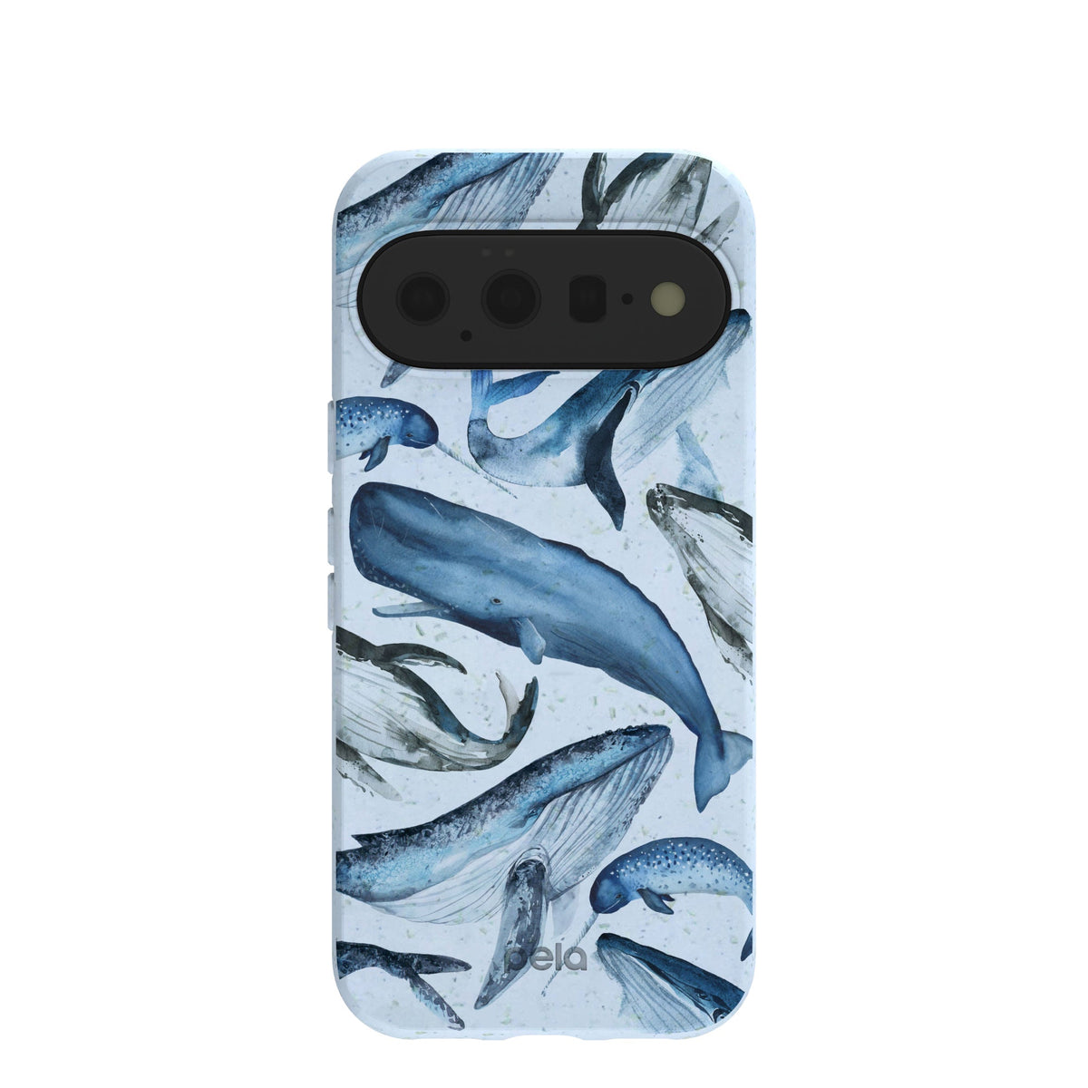 Powder Blue Whales Google Pixel 11 Case