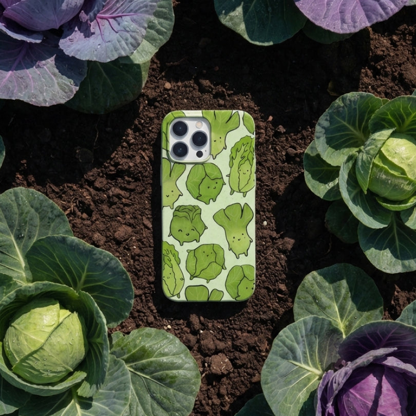 Sage Green Silly Cabbage Google Pixel 10a Case