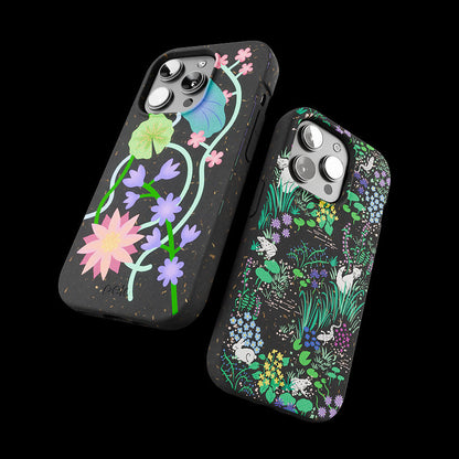 Black Midnight Pond Google Pixel 10/10 Pro Case