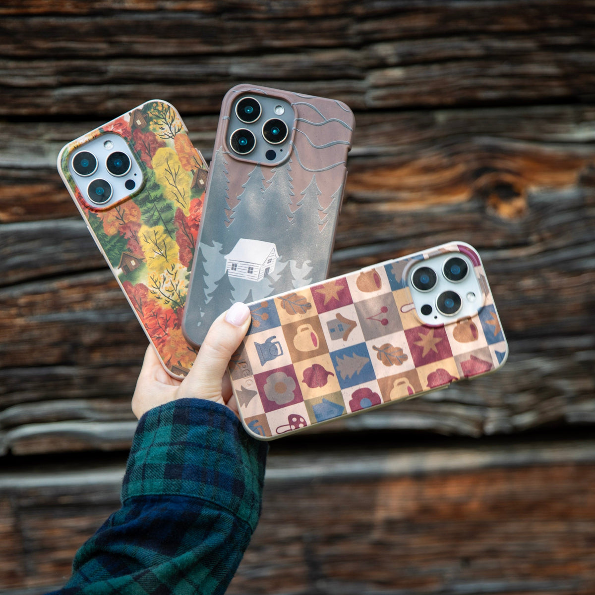 London Fog Rustic Grid Google Pixel 10/10 Pro Case