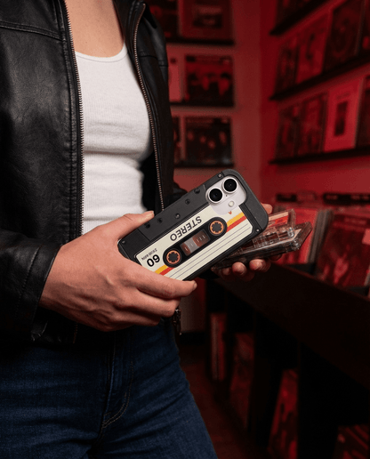Black Cassette iPhone 15 Pro Max Case