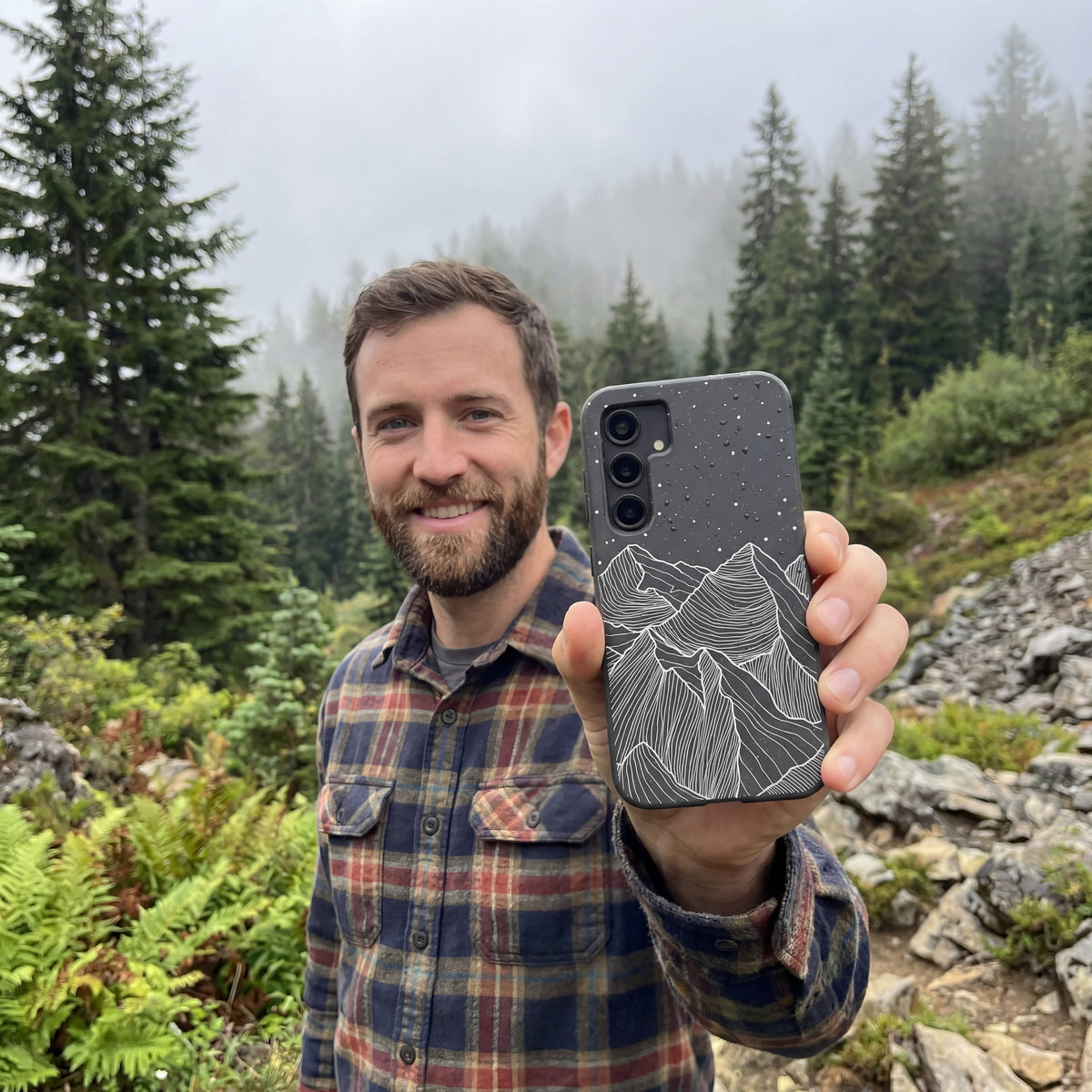 Black Night Panorama Google Pixel 10a Case