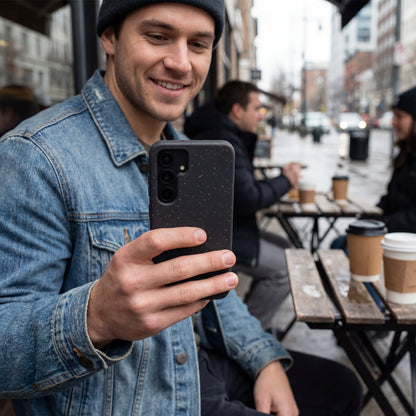 Black Samsung Galaxy S25 Phone Case