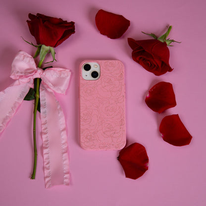 Bubblegum Pink Rosettes iPhone 17 Pro Case
