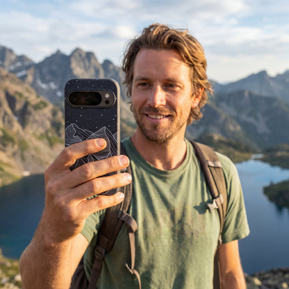Black Night Panorama Google Pixel 10/10 Pro Case