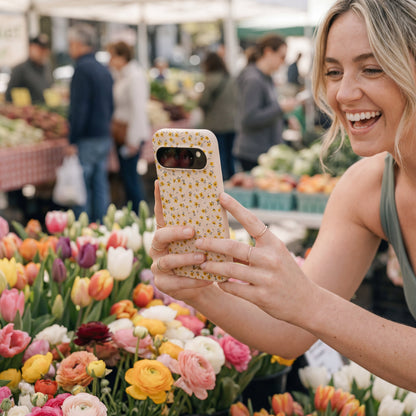 Seashell Little Yellow Flowers Google Pixel 10/10 Pro Case