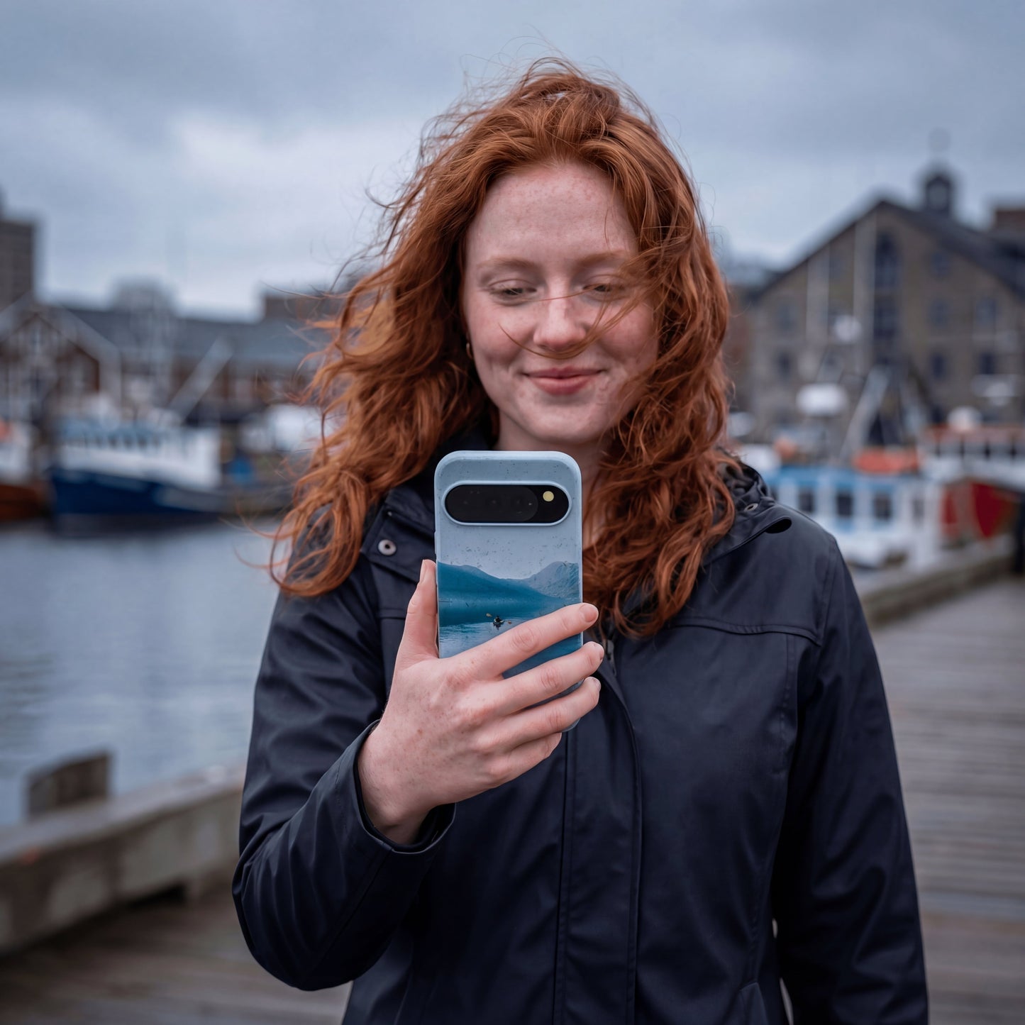 Powder Blue Serene Google Pixel 10/10 Pro Case