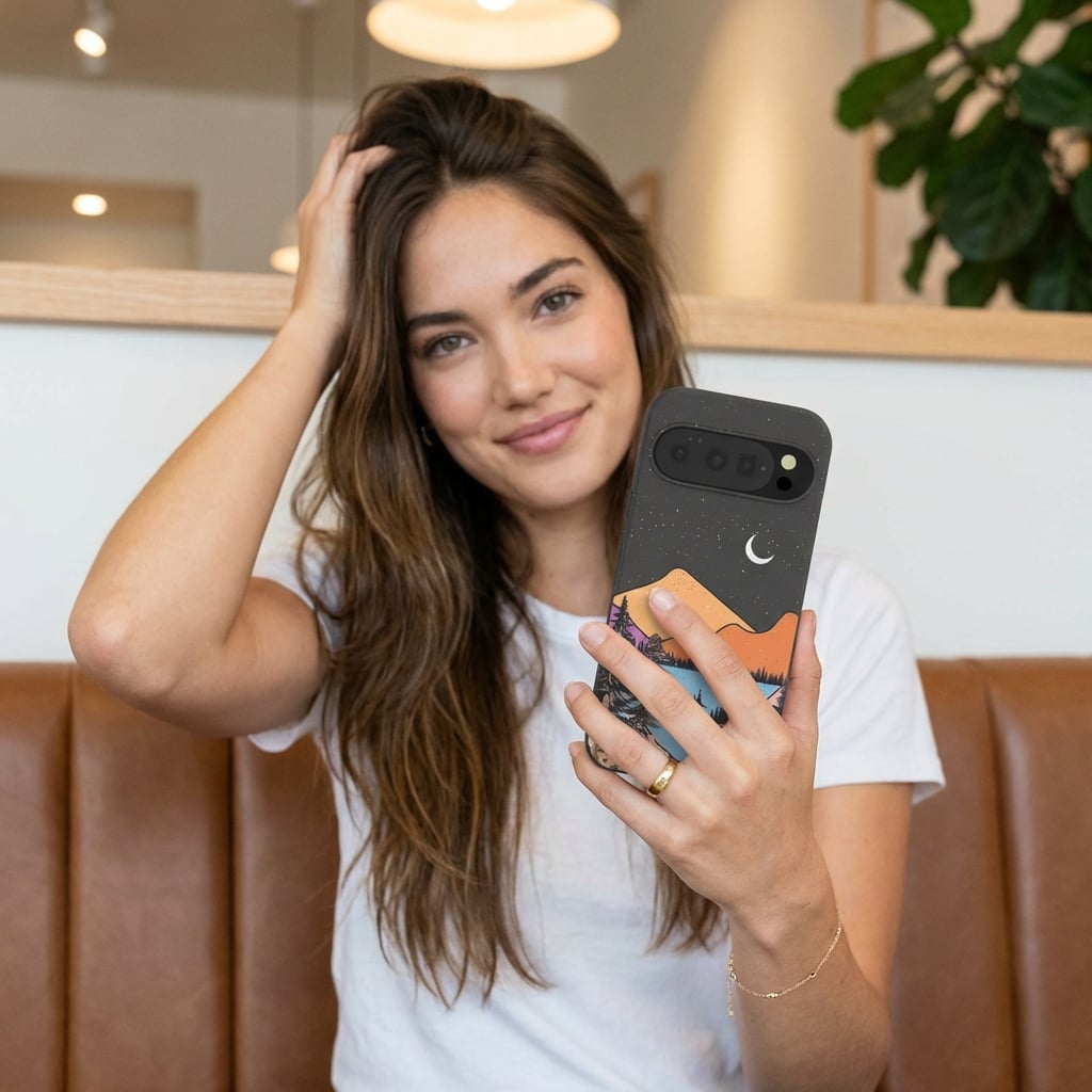 Black Night Trails Google Pixel 10/10 Pro Case